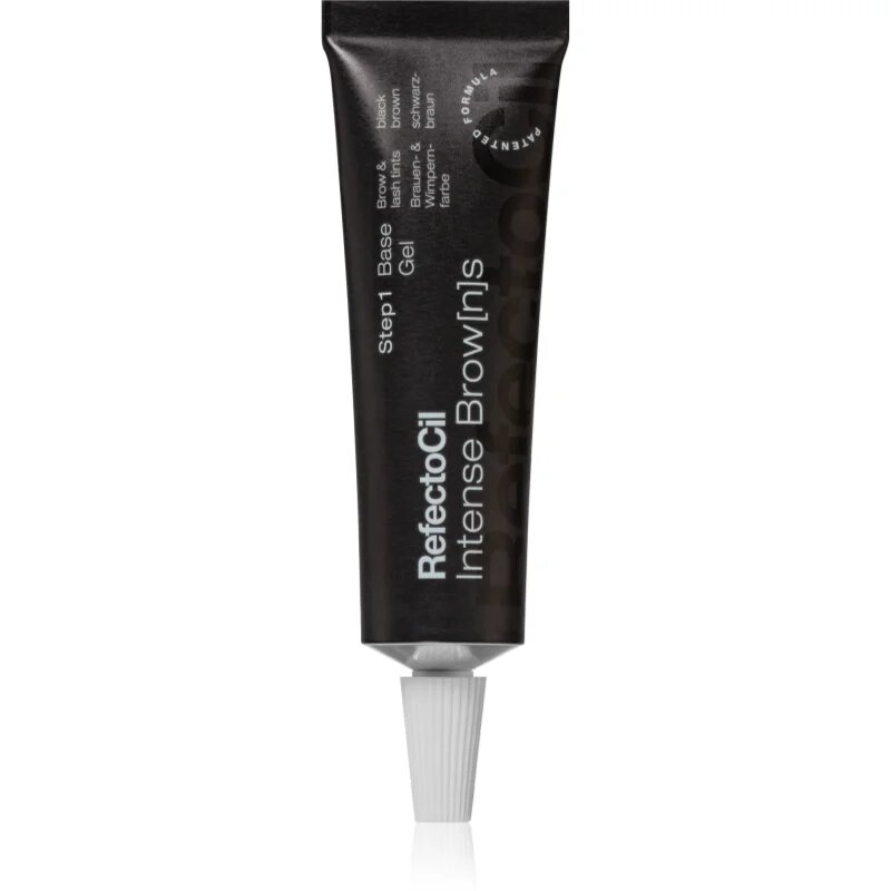 RefectoCil Intense Brow[n]s Base Gel barva za obrvi in trepalnice z gelasto teksturo odtenek Black Brown 15 ml