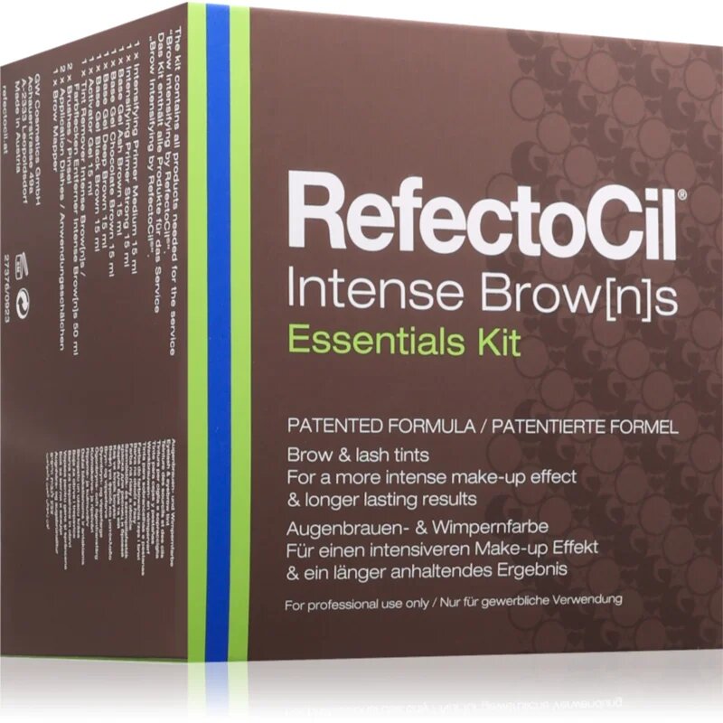 RefectoCil Intense Brow[n]s Essentials Kit set za trepalnice in obrvi
