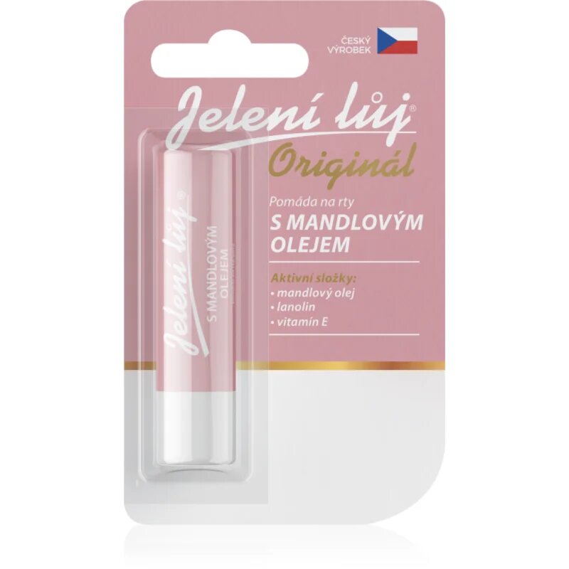 Regina Jelení lůj Almond mazilo za ustnice z mandljevim oljem 4.8 g