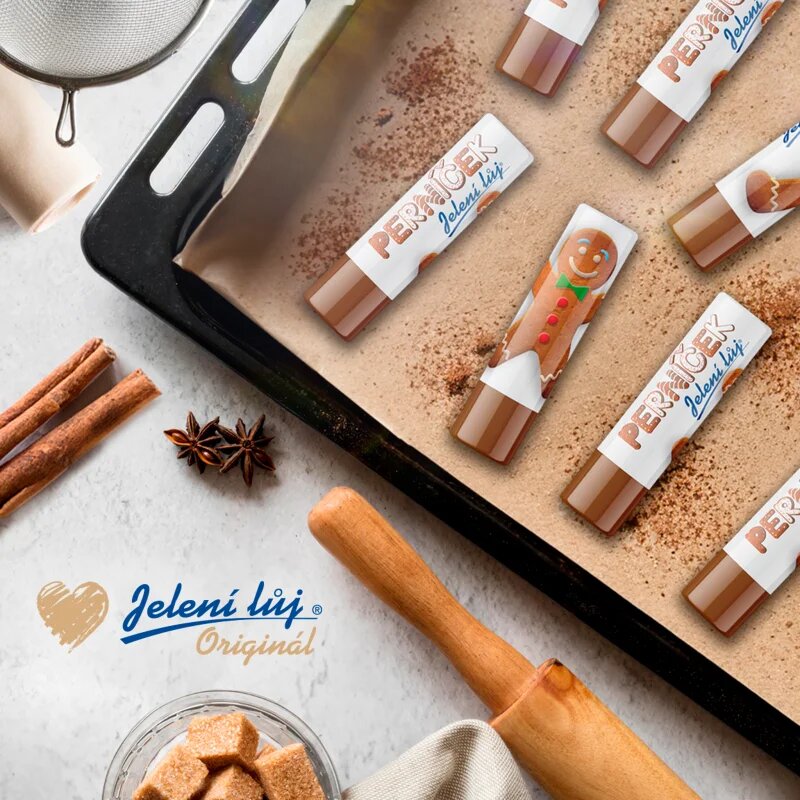 Regina Jelení lůj Gingerbread balzam z okusom medenjaka 4.5 g