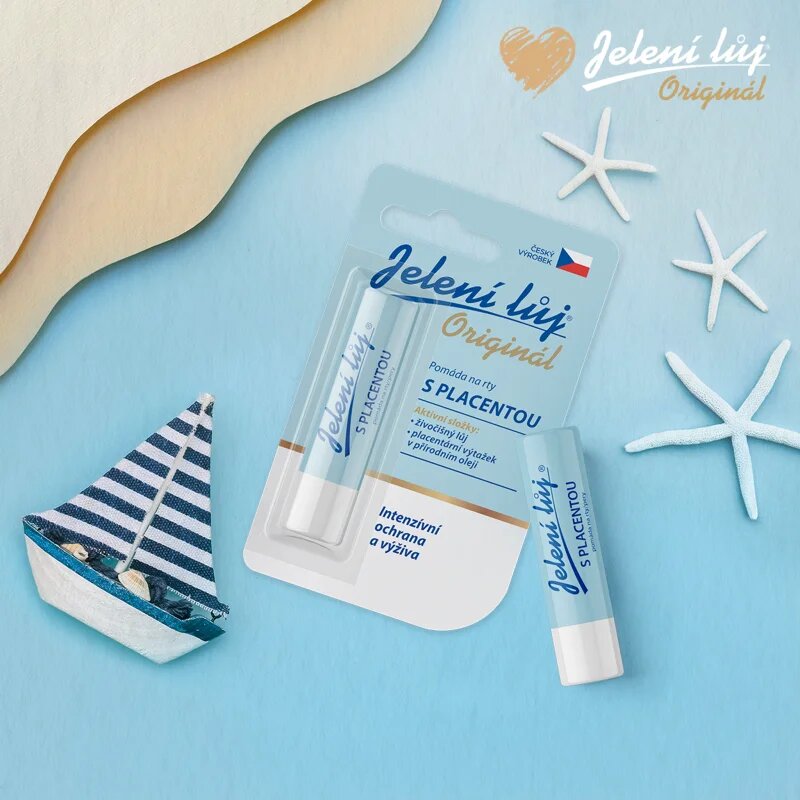 Regina Jelení lůj Original balzam za ustnice s placento 4.5 g