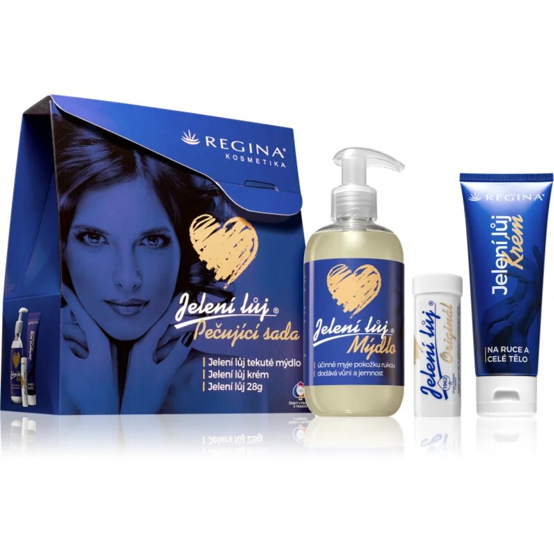 Regina Jelení lůj Original darilni set z vlažilnim učinkom