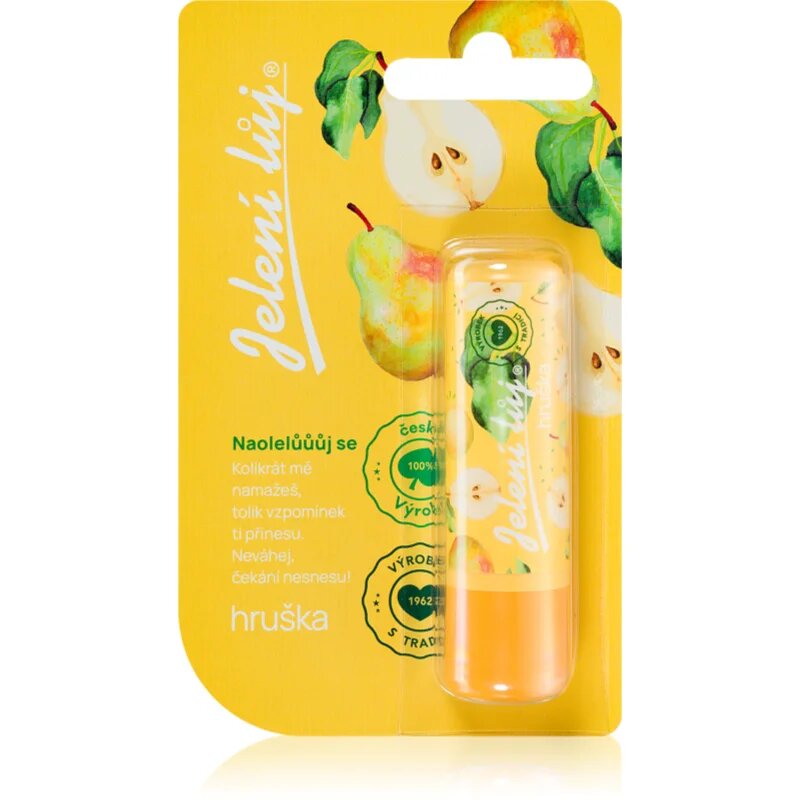 Regina Jelení lůj Pear mazilo za ustnice z vonjem hruške 4.5 g