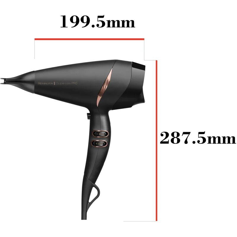 Remington Supercare Pro 2200 AC 7200 zelo močan ionizirajoči sušilnik za lase 1 kos