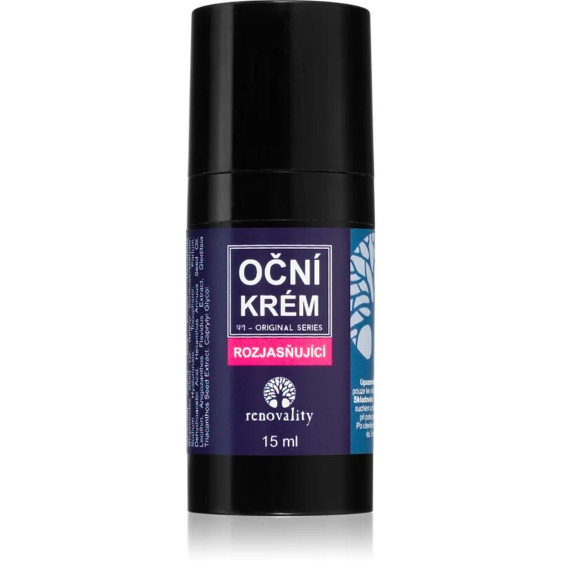 Renovality Eye cream krema za osvetljevanje predela okoli oči 15 ml