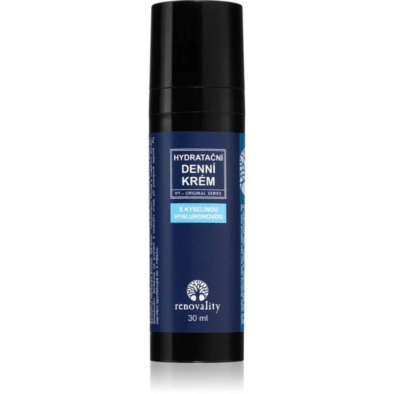 Renovality Hydrating day cream with hyaluronic acid dnevna krema za vse tipe kože 30 ml