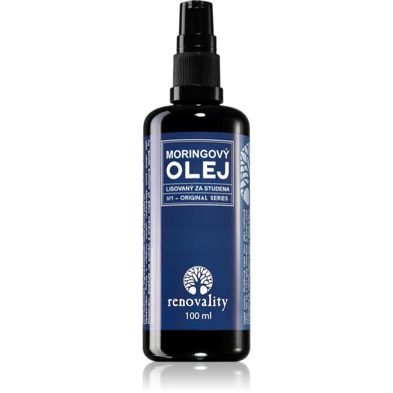 Renovality Original Series Cold-Pressed Moringa Oil olje za obraz za suho kožo 100 ml