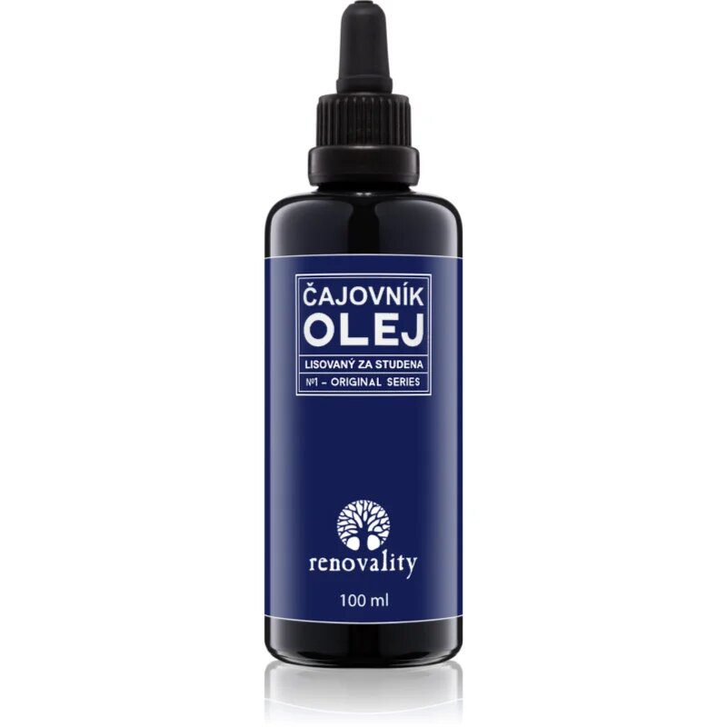Renovality Original Series Cold-Pressed Tea Tree Oil olje za obraz za zrelo kožo 100 ml