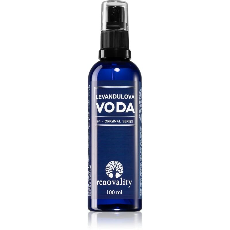 Renovality Original Series Lavender Water voda za obraz za vse tipe kože vključno z občutljivo kožo 100 ml