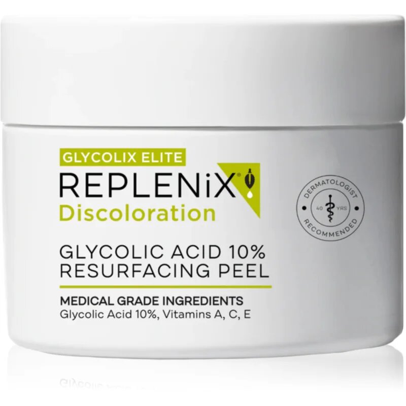 Replenix Discoloration piling za obraz z glikolno kislino 60 kos