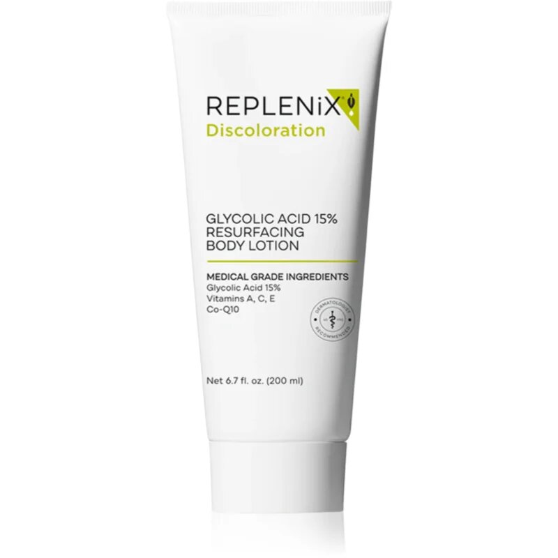 Replenix Discoloration regeneracijski losjon za telo z glikolno kislino 200 ml
