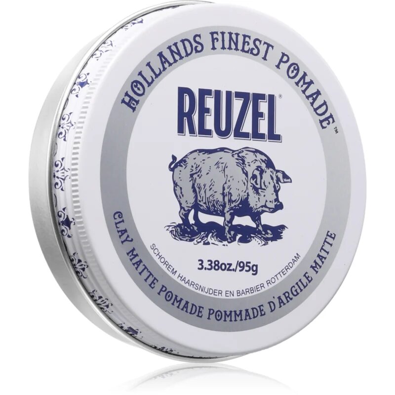 Reuzel Clay Matte Pomade stiling ilovica za lase mat 95 g