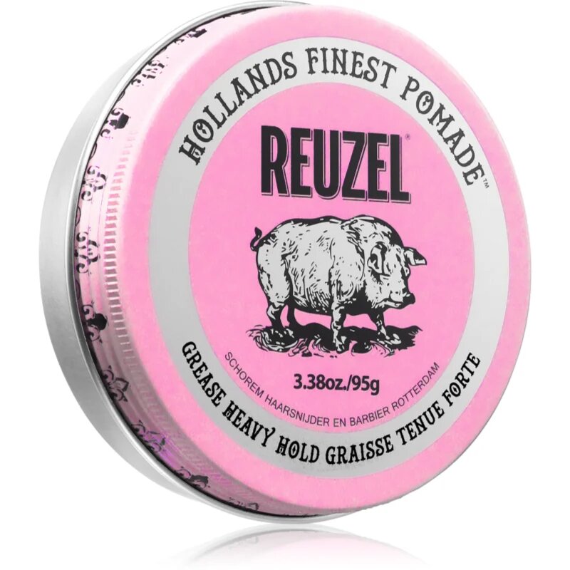 Reuzel Pink Grease Heavy Hold pomada za lase 95 g