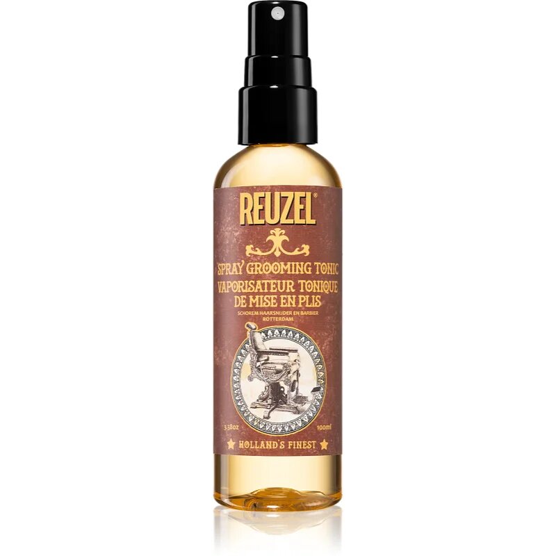Reuzel Spray Grooming Tonic pršilo za zaščito las med toplotnim oblikovanjem z likalnikom ali kodralnikom za naravno fiksacijo za tanke lase 100 ml