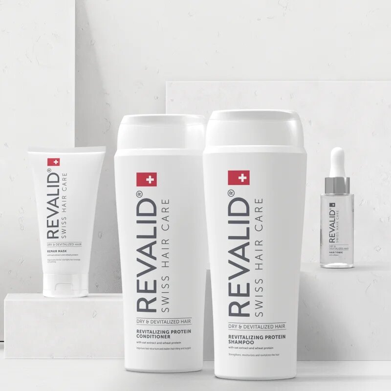 Revalid Hair Tonic poživljajoči tonik s kofeinom za pospeševanje rasti las 4x30 ml
