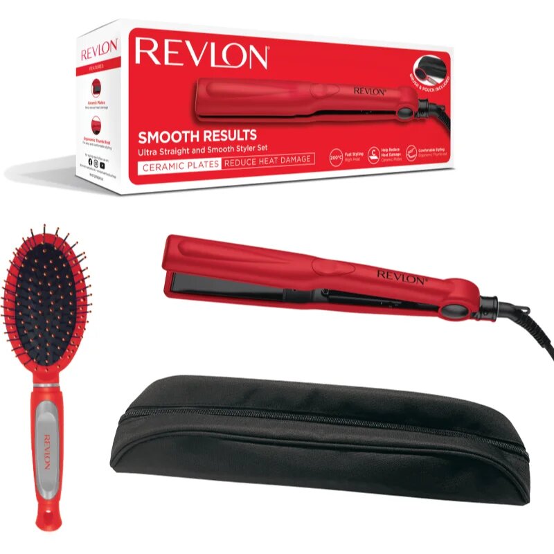 Revlon Beauty Straigthener Gift Set likalnik za lase 1 kos