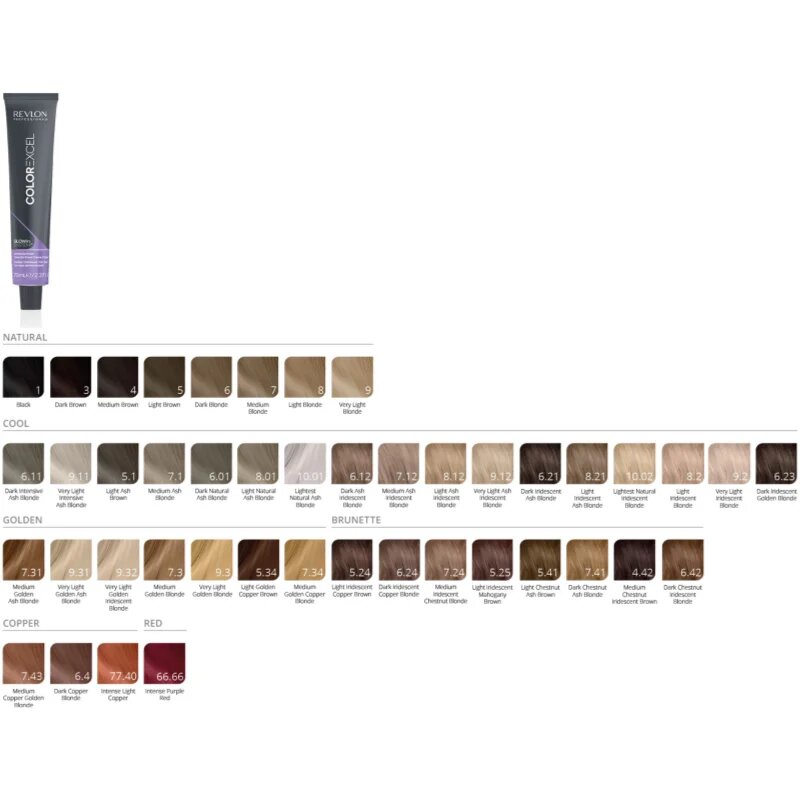 Revlon Professional Color Excel poltrajna barva za lase brez amoniaka odtenek 8.12 70 ml