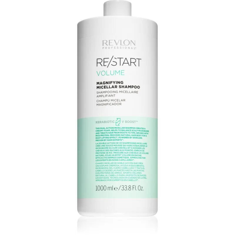 Revlon Professional Re/Start Volume micelarni šampon za volumen za fine in tanke lase 1000 ml
