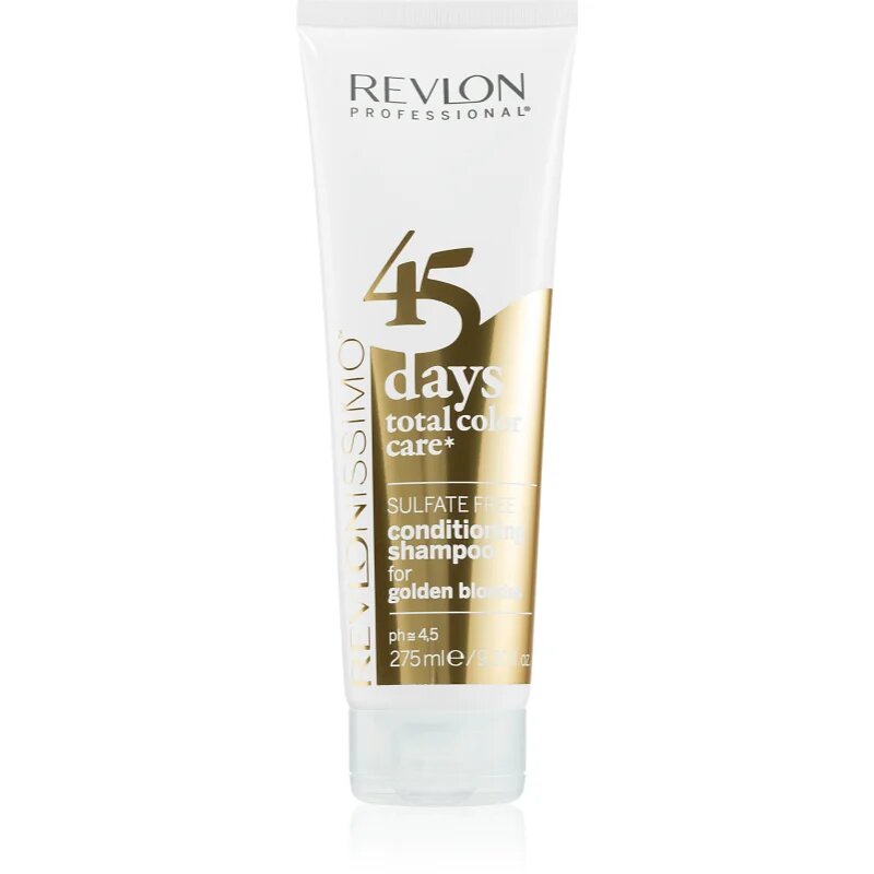 Revlon Professional Revlonissimo Color Care šampon in balzam 2 v 1 za srednje in temno blond lase brez sulfatov 275 ml