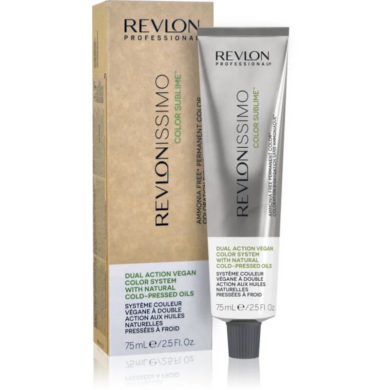 Revlon Professional Revlonissimo Color Sublime permanentna barva za lase brez silikonov odtenek 6.41 75 ml