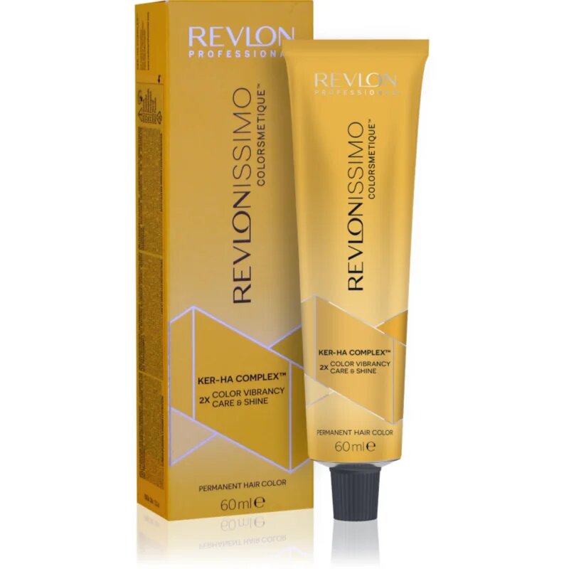 Revlon Professional Revlonissimo Colorsmetique Golden Shades permanentna barva za lase za tople blond odtenke 5.34 60 ml