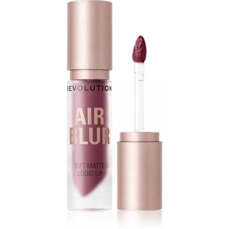 Revolution Air Blur Liquid Lipstick lahka tekoča mat šminka odtenek Black Cherry 3.5 ml
