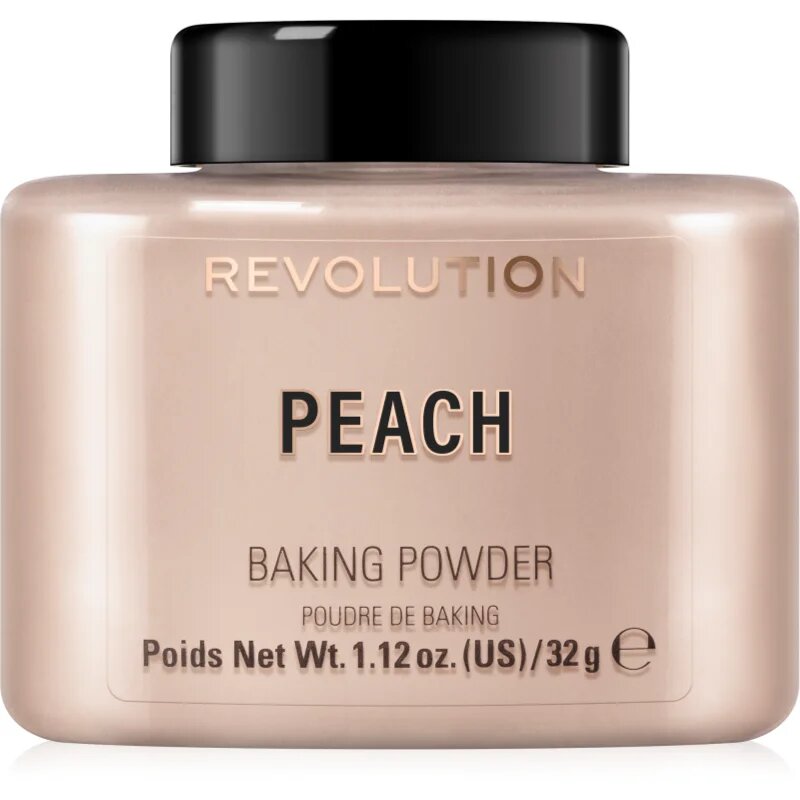 Revolution Baking Powder puder v prahu odtenek Peach 32 g