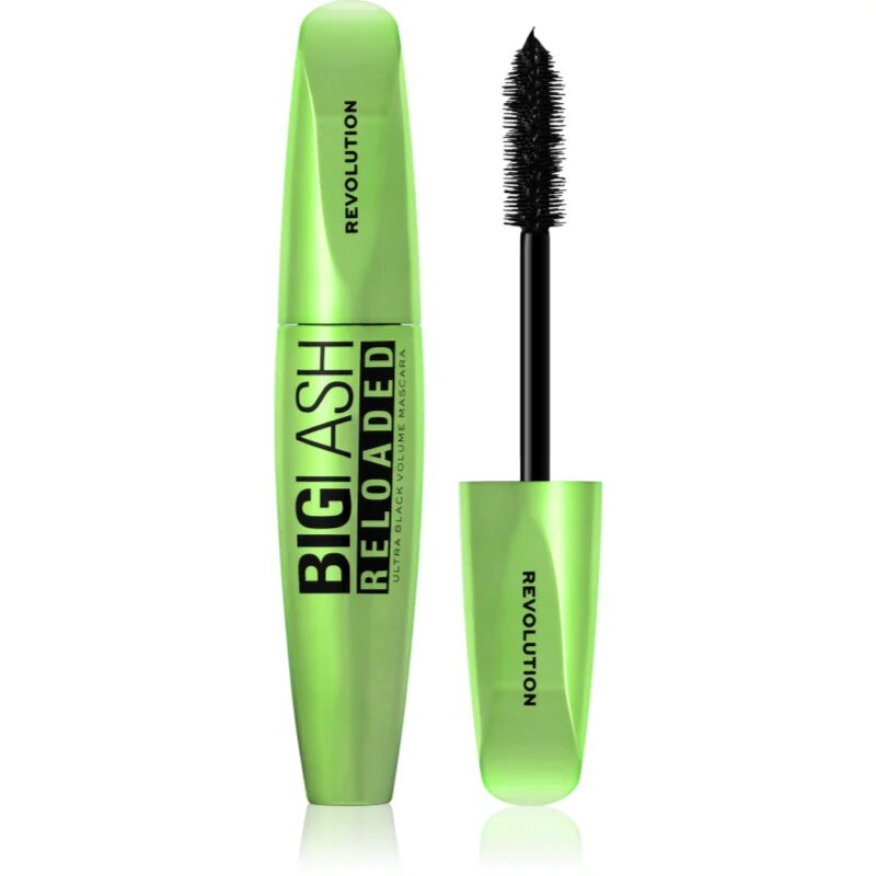 Revolution Big Lash Reloaded maskara za volumen ekstra črna odtenek Ultra Black 8 ml