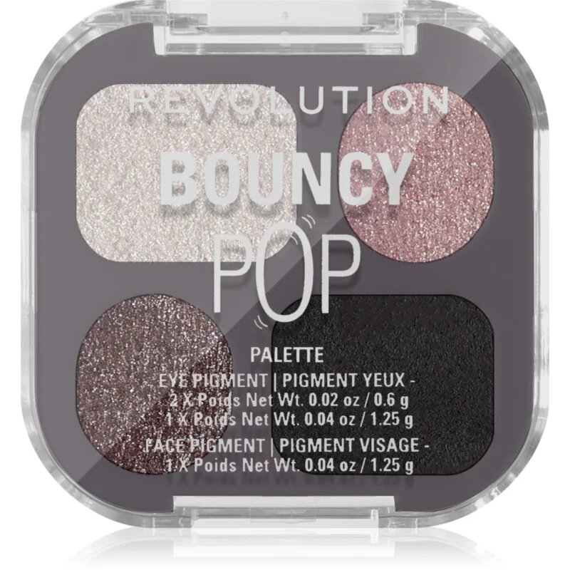 Revolution Bouncy POP Palette paleta senčil za oči odtenek Moonlight 1 kos