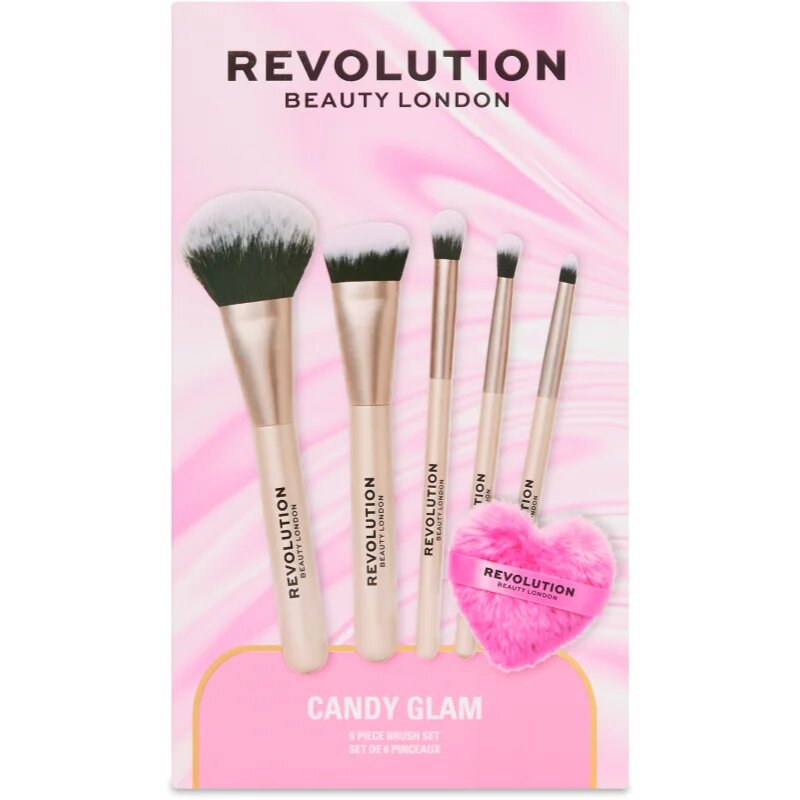 Revolution Candy Glam Brush Set set čopičev 1 kos