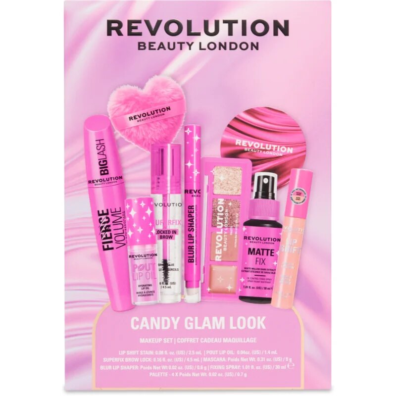 Revolution Candy Glam Look darilni set za ženske 1 kos
