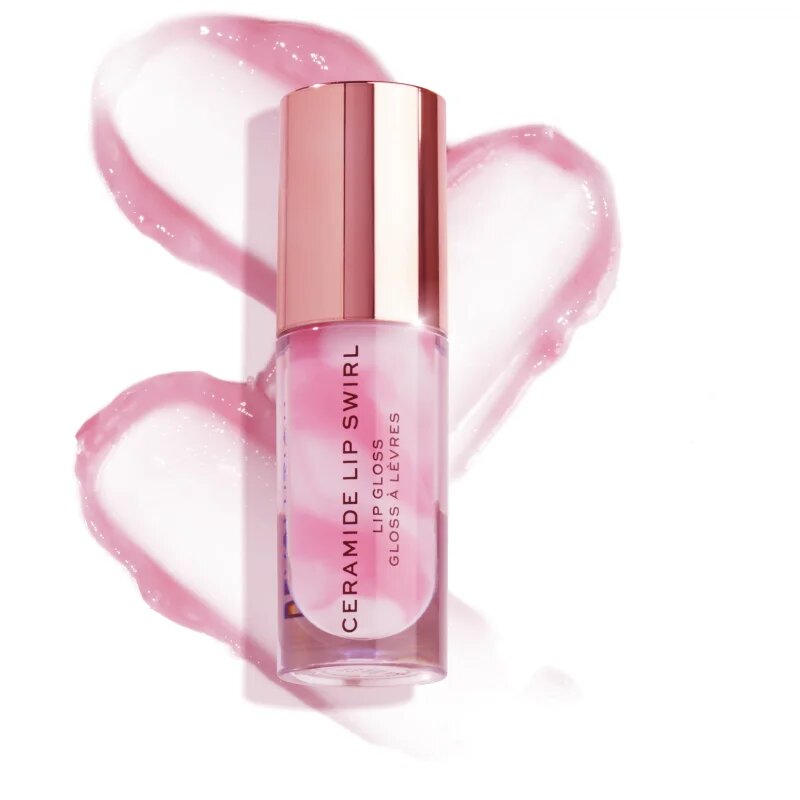 Revolution Ceramide Swirl vlažilni sijaj za ustnice odtenek Pure Gloss Clear 4.5 ml