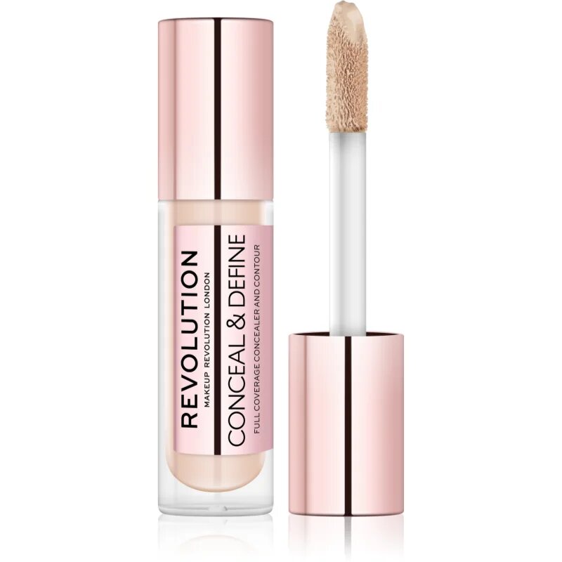 Revolution Conceal & Define tekoči korektor odtenek C 65 4 g