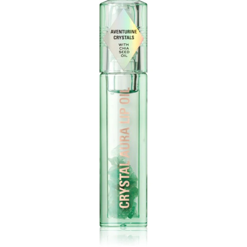 Revolution Crystal Aura olje za ustnice za prehrano in hidracijo odtenek Aventurine Cucumber 2.5 ml