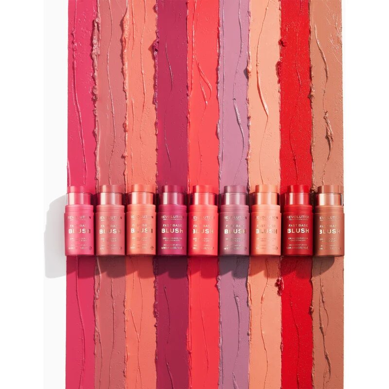 Revolution Fast Base toniran balzam za ustnice in lica odtenek Mauve 14 g