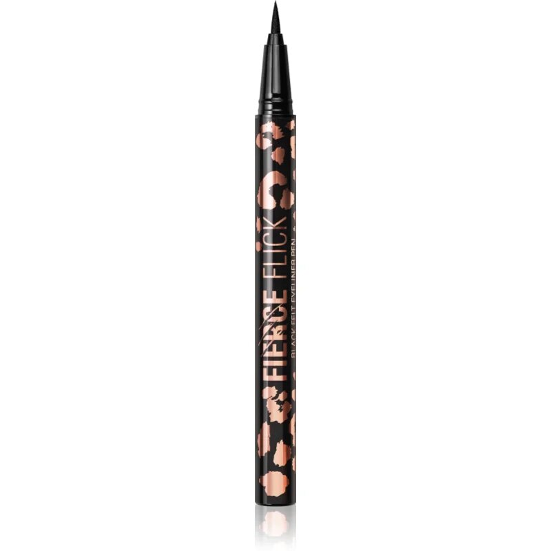 Revolution Fierce Flick precizno vodoodporno črtalo odtenek Black 0.6 ml