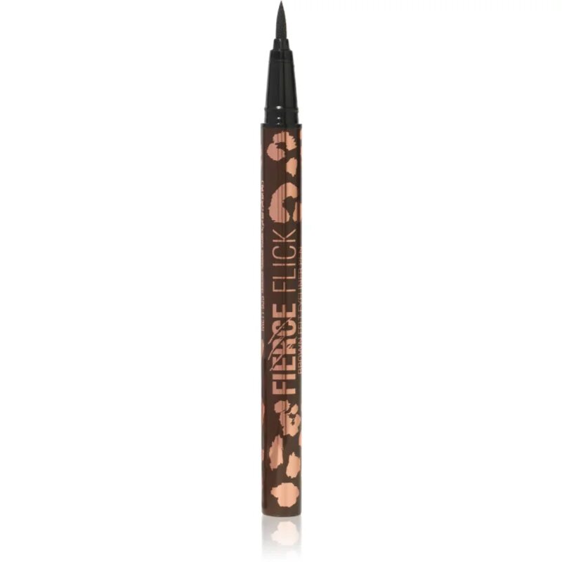Revolution Fierce Flick precizno vodoodporno črtalo odtenek Mocha Brown 0.6 ml