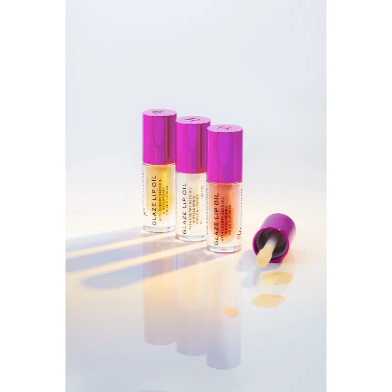 Revolution Glaze olje za ustnice odtenek Lust Clear – Shimmer 4.6 ml