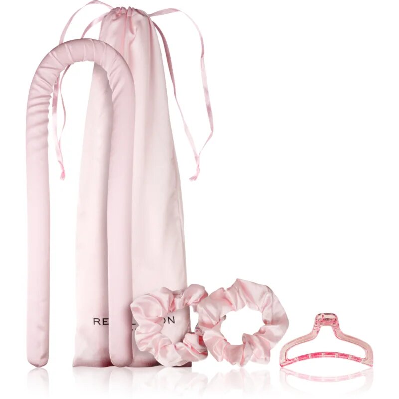 Revolution Haircare Curl Enhance darilni set za oblikovanje valovitih las odtenek Pink 4 kos
