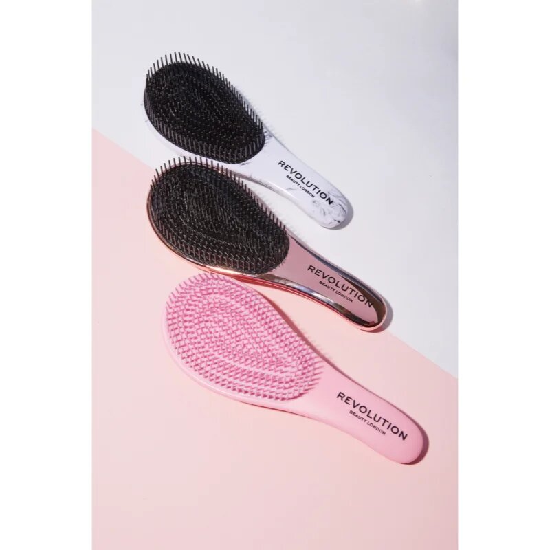 Revolution Haircare Detangle Me! krtača za lomljive in izčrpane lase odtenek Marble 1 kos