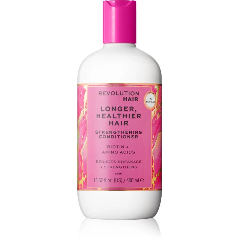 Revolution Haircare Longer Healthier krepilni in obnovitveni balzam za dolge lase 400 ml