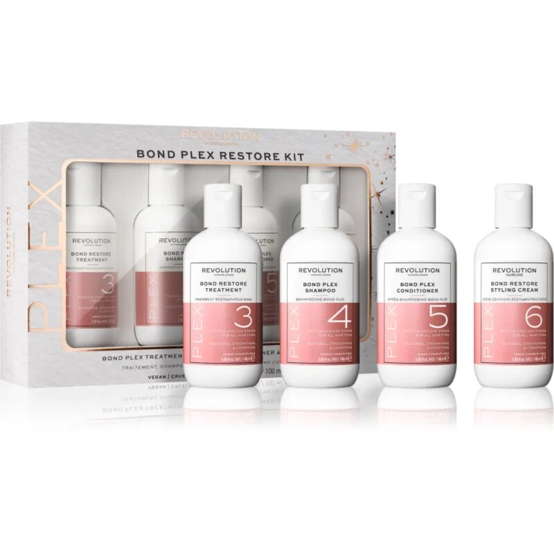 Revolution Haircare Plex Bond Restore Kit set za suhe in poškodovane lase