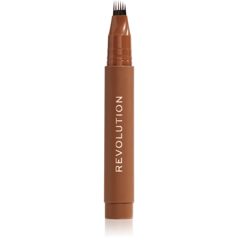 Revolution Instant Brow Hair tekoče črtalo za obrvi odtenek Warm Brown 1.8 ml
