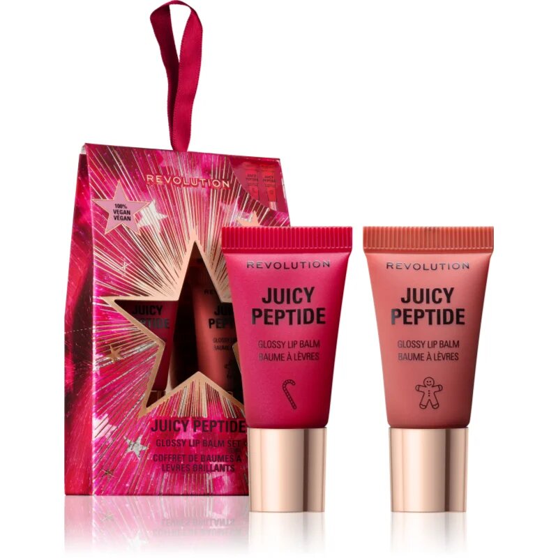 Revolution Makeup set Juicy Peptide darilni set za ustnice