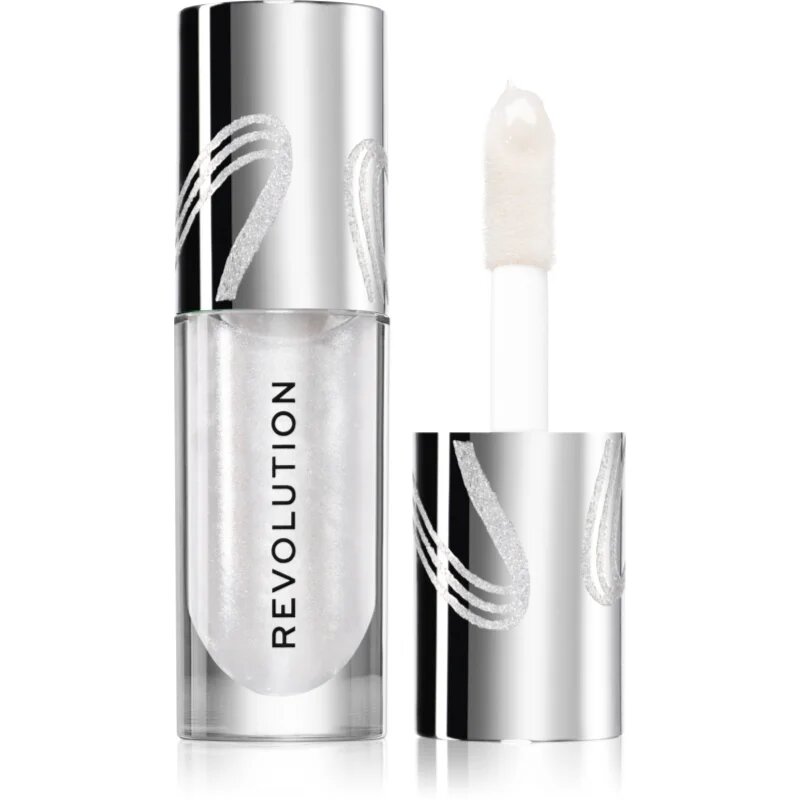 Revolution Metallic Muse Shimmer Bomb bleščeči sijaj za ustnice odtenek Frosted Muse 4.5 ml
