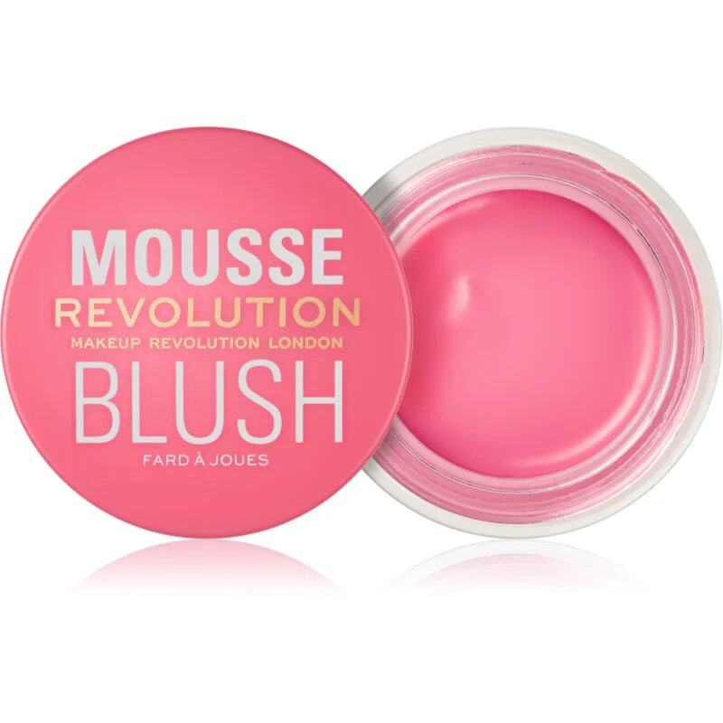 Revolution Mousse rdečilo odtenek Squeeze Me Soft Pink 6 g