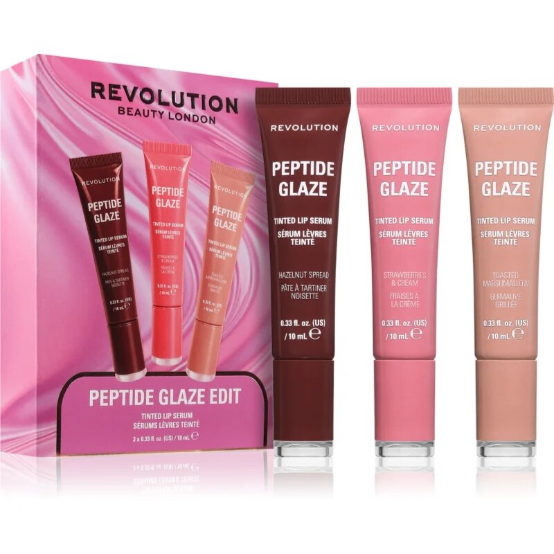 Revolution Peptide Glaze Edit darilni set za ustnice 1 kos