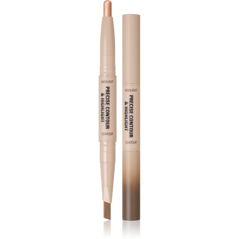 Revolution Precise Contour & Highlight obojestranski korektor odtenek Medium 1.45 g