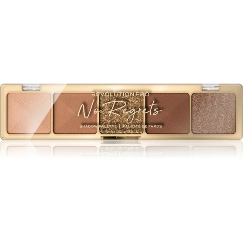 Revolution PRO Glam paleta senčil za oči odtenek No Regrets Soft Nude 55 g