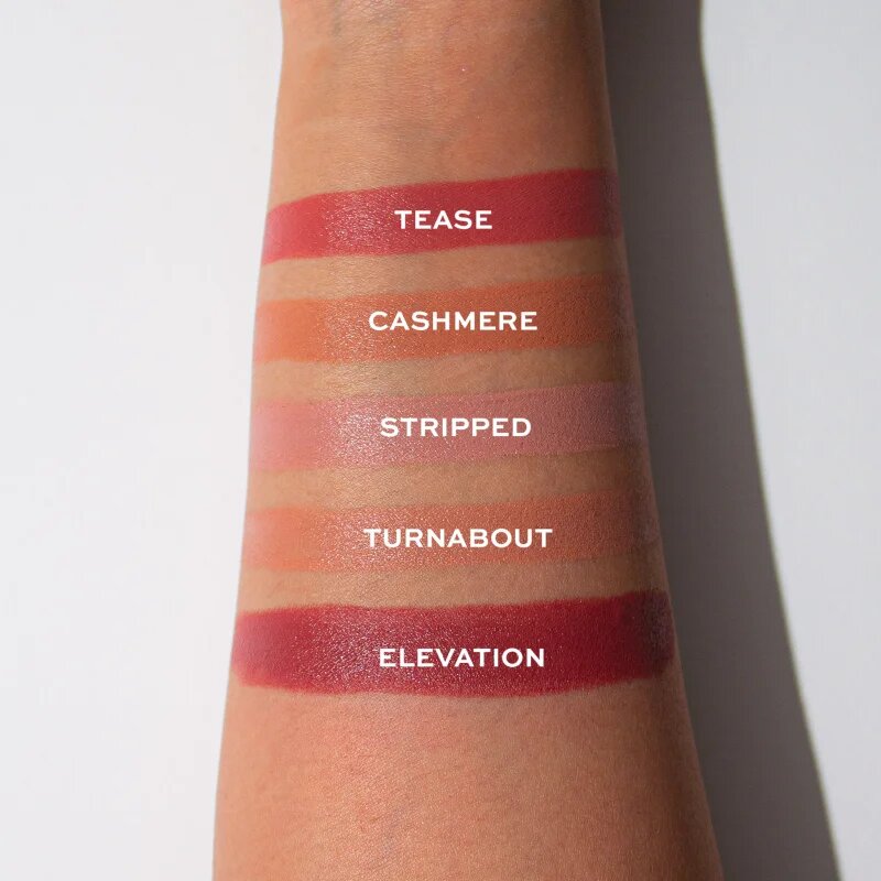 Revolution PRO Lipstick Collection satenasta šminka darilni set odtenek Blushed Nudes 5x32 g